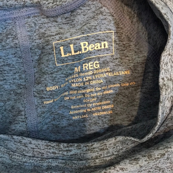 Llbean rash guard surf swim shirt M - Picture 2 of 8
